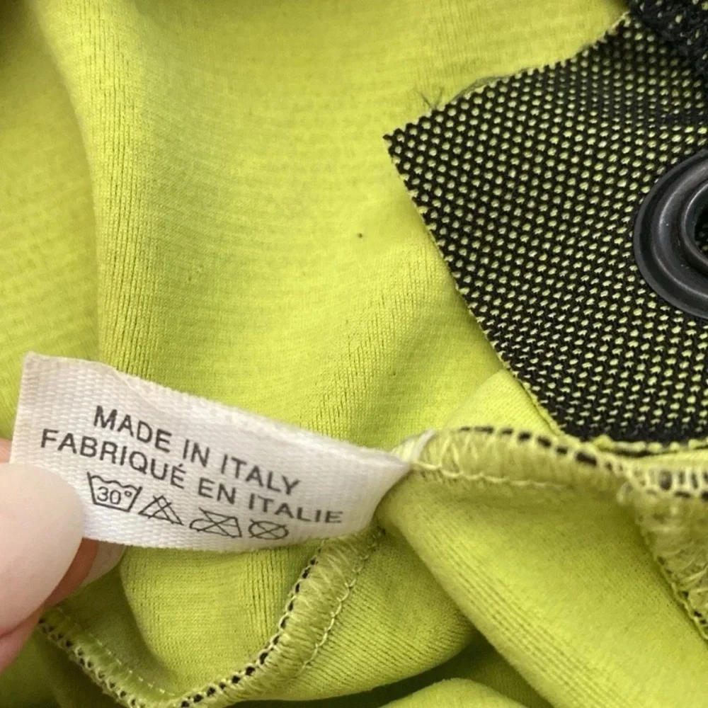 Y2K Fendi lime Green with black micro mesh Mini Dress - Picture 16 of 16